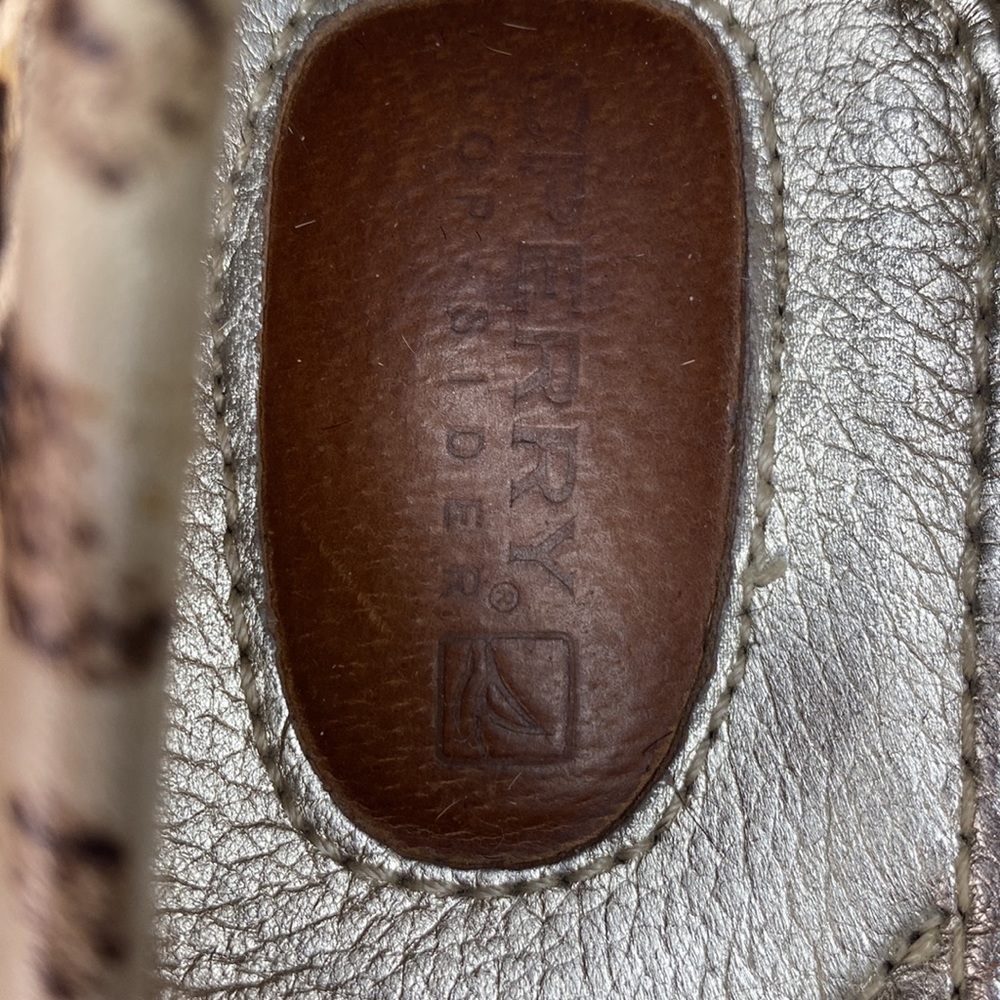 Sperry Top Sider Leopard Print Slip On Loafers Si… - image 3